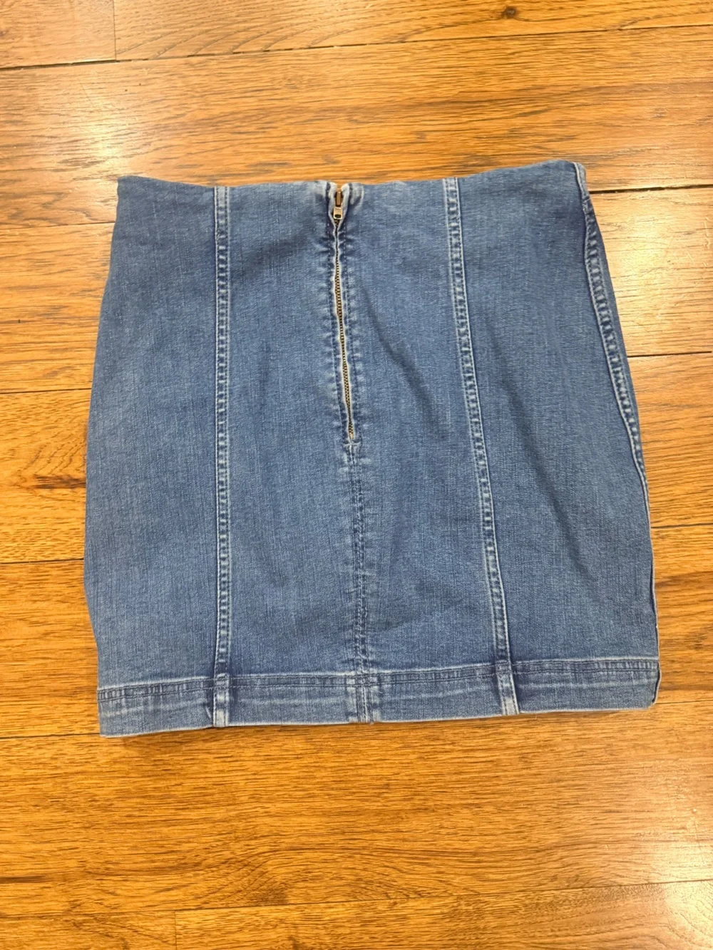 Free People Classic Blue Denim Mini Skirt - Women's